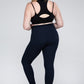 Plus Size V Waist Full Length Leggings