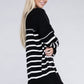 Striped Pattern Knit Sweater