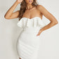 Sweetheart Neckline Lined Mini Dress