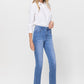 High Rise Stretch Crop Slim Straight