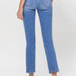 High Rise Stretch Crop Slim Straight