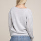 Solid Pointelle Knit Top