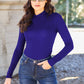 Basic Bae Full Size Mock Neck Long Sleeve Bodysuit