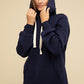 Oversized Hoodie Longline Sweatshirt