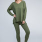 Brushed DTY Microfiber Loungewear Set