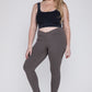 Plus V Waist Full Length Leggings