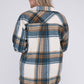 Gabby Plus Size Yarn Dyed Plaid Shirt Jacket