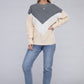 Colorblock Drop Shoulder Sweater