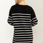 Casually Chic Striped Sweater Dress