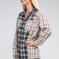 Plaid Patchwork Pockets Shirt