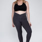 Plus Size V Waist Full Length Leggings