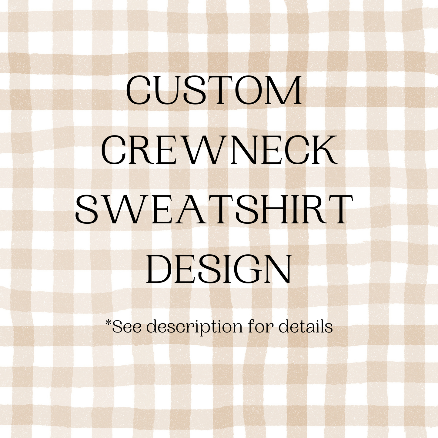 Custom Designed Crewneck Unisex Sweatshirt