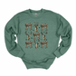 Camo Deer Coquette Bow Crewneck