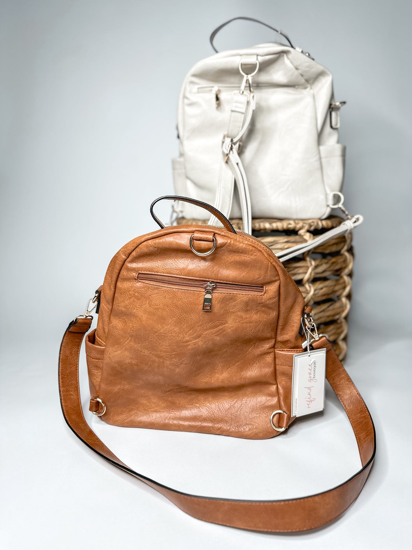 Lillia Convertible Backpack w/ Long Strap