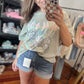 Kendall Free Bird Vintage Washed Boyfriend Fit Tee