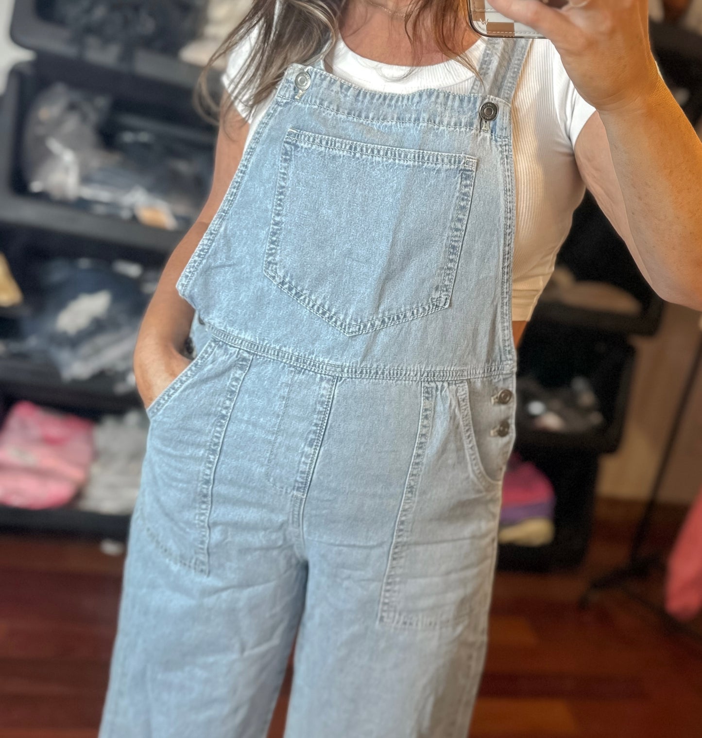 Livi Wide Leg Overalls