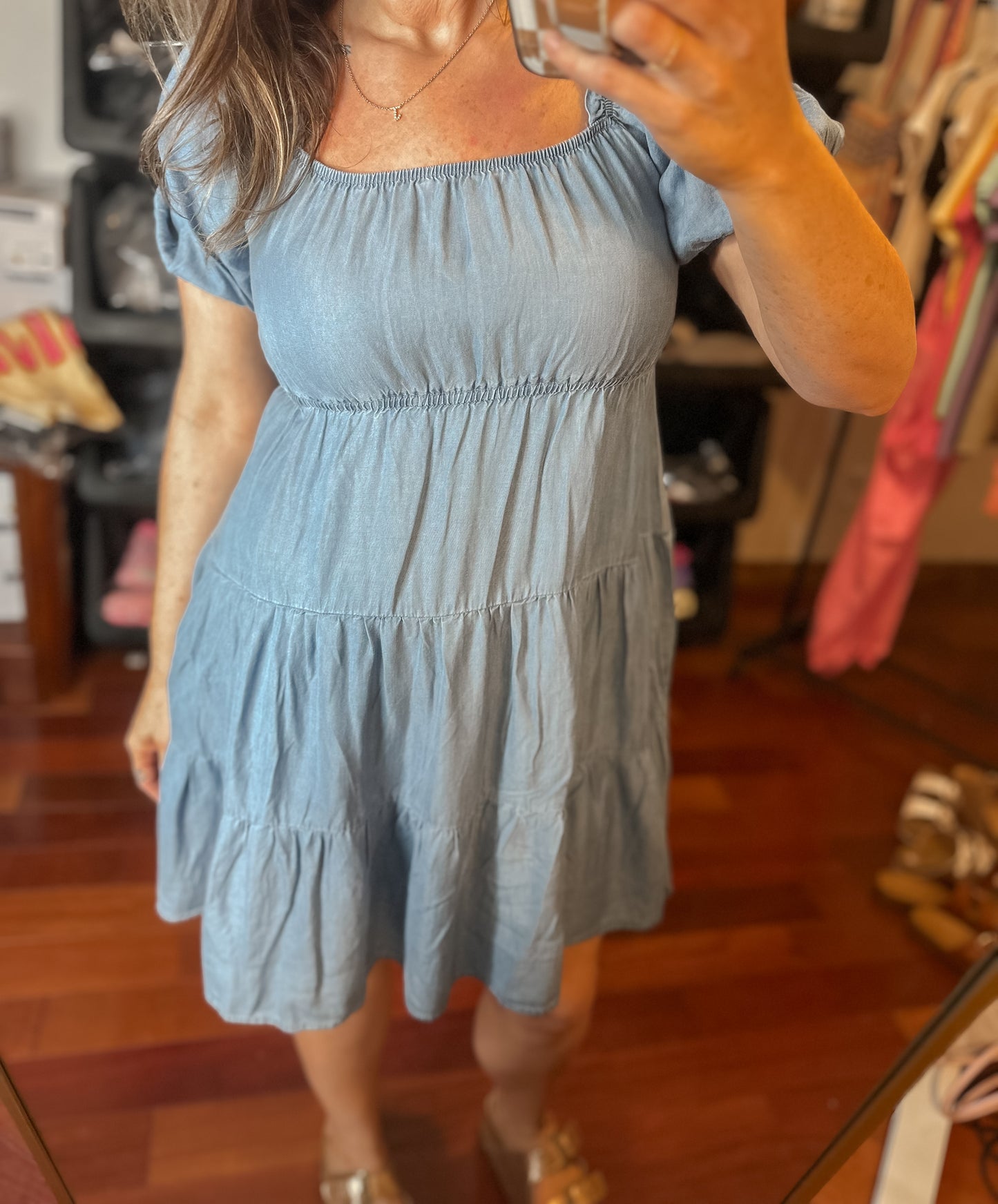 Charlise Summer Picnic Mini Dress