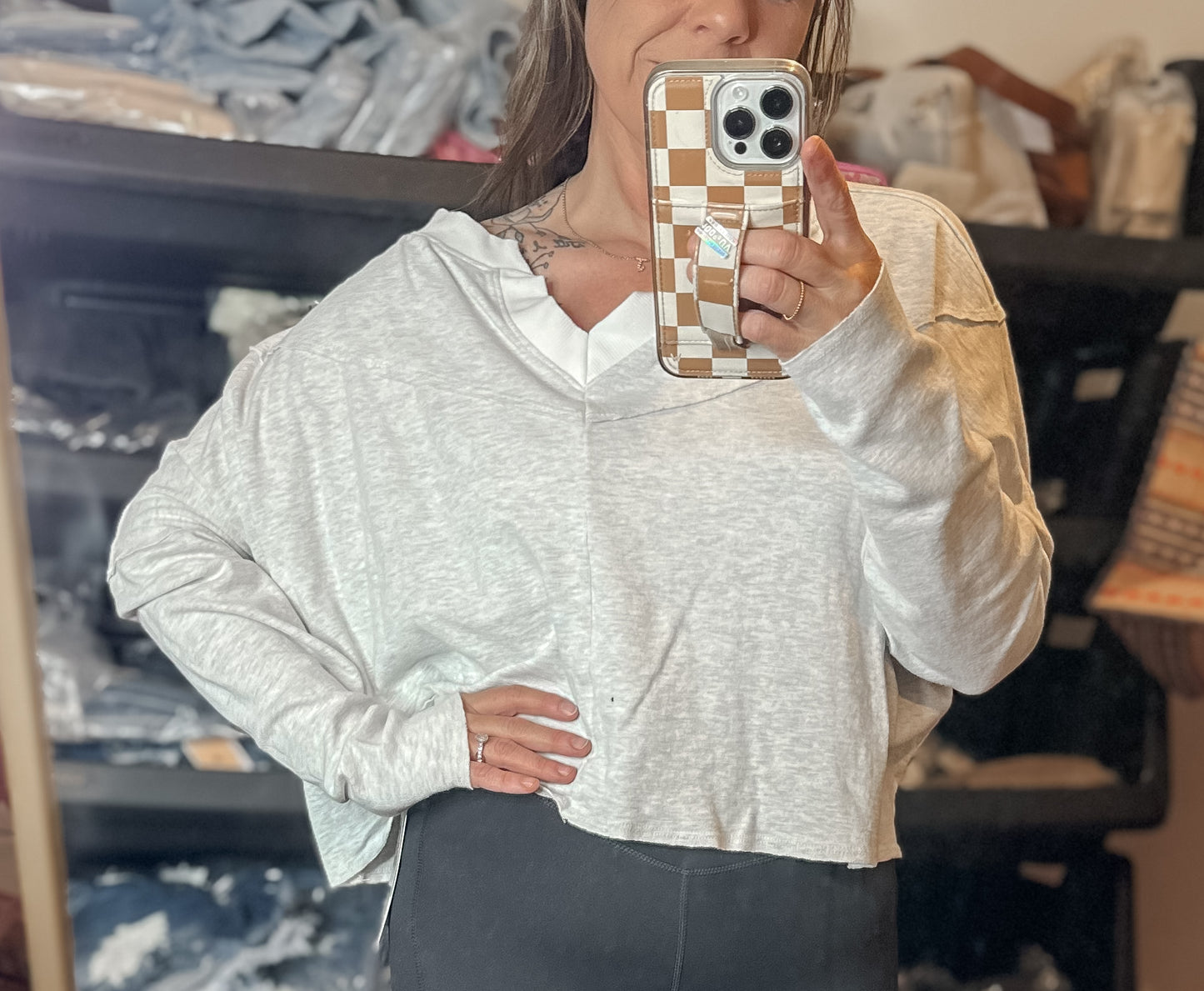 Juliette Loose Fit Crop Top