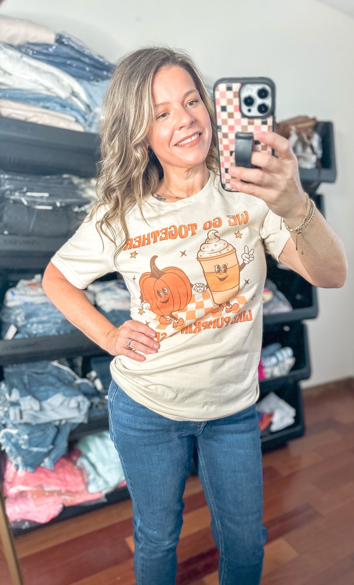 We Go Together Like Pumpkin And Spice Tee RTS