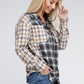 Plaid Patchwork Pockets Shirt