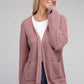 Low Gauge Waffle Open Cardigan Sweater