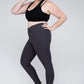 Plus Size V Waist Full Length Leggings