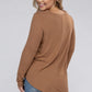 Celine Plus Long Sleeve Basic Top