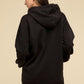 Oversized Hoodie Longline Sweatshirt