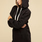 Oversized Hoodie Longline Sweatshirt