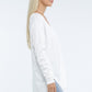 Hi-Low Hem Front Seam Sweater