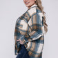 Gabby Plus Size Yarn Dyed Plaid Shirt Jacket