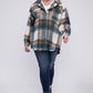 Gabby Plus Size Yarn Dyed Plaid Shirt Jacket