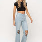 90"s Vintage Crop Flare Jeans