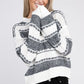 Two Tone Drop Shoulder Sweater