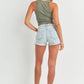 July Distressed Jean Short