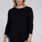 Celine Plus Long Sleeve Basic Top