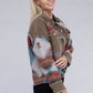 Aztec Print Corduroy Jacket