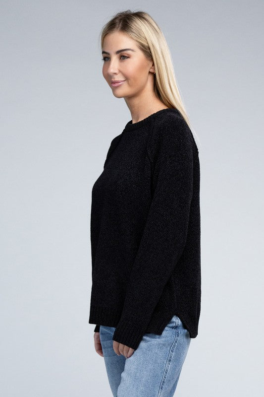 Raglan Chenille Sweater