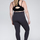 Plus Size V Waist Full Length Leggings