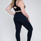 Plus Size V Waist Full Length Leggings