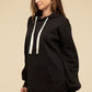 Oversized Hoodie Longline Sweatshirt