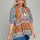 Tunic top with tassel