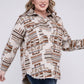 Kelsi Plus Size Aztec Western Shacket