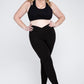 Plus Size V Waist Full Length Leggings