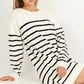 Casually Chic Striped Sweater Dress