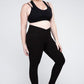 Plus Size V Waist Full Length Leggings