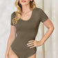 Basic Bae Full Size Round Neck Short Sleeve Bodysuit