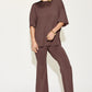 Basic Bae Full Size Bamboo Drop Shoulder T-Shirt and Flare Pants Set