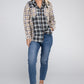 Plaid Patchwork Pockets Shirt