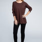 Viscose Front Pockets Sweater